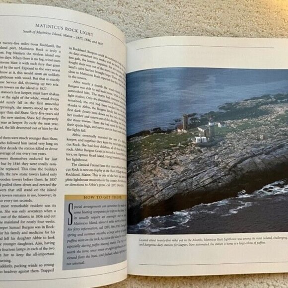 New England Lighthouses : Bay of Fundy to Long Island Sound Paperback 1996 - Picture 4 of 4